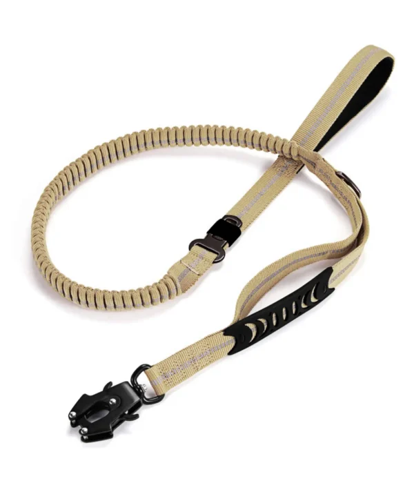 PetTrekGo Multi-Way Hands-Free Bungee Dog Leash with Dual Handles – Shock Absorbing Lead for Running & Hiking