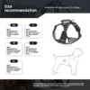 PetTrekGo All-Terrain Reflective Adventure Harness with Traffic Handle – No-Pull Hiking & Safety Vest